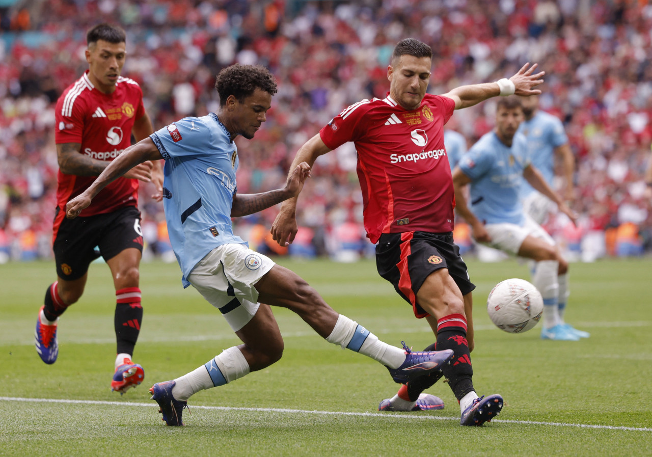 Manchester City, Manchester United, Community Shield. Foto: Reuters.