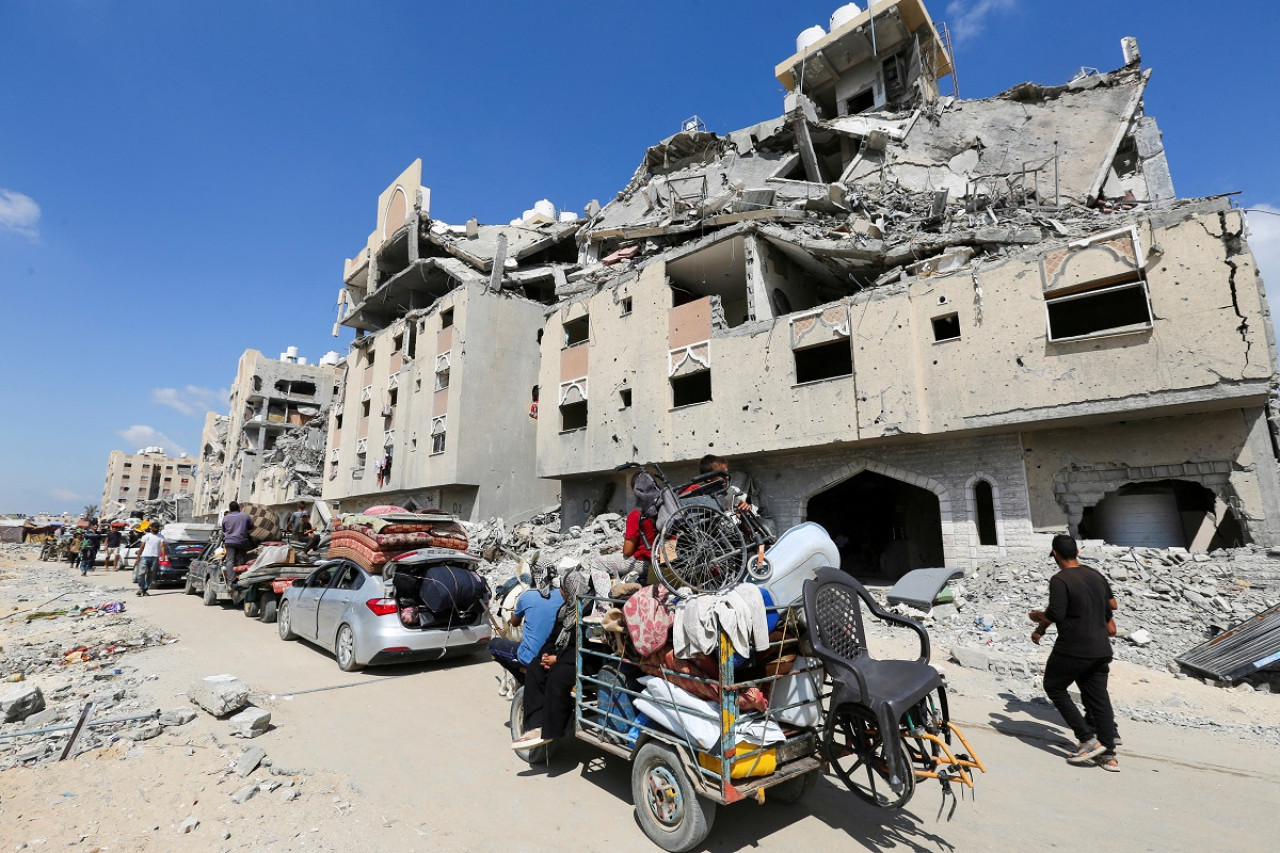 Destrucción en la Franja de Gaza. Foto: Reuters.