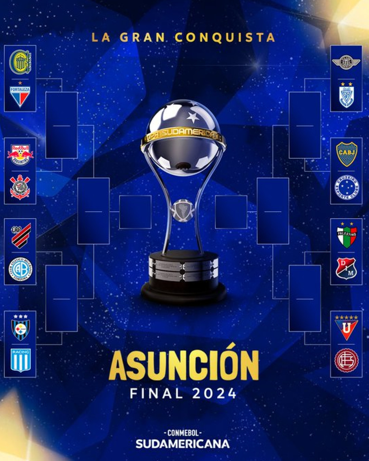 Cruce octavos de final de Copa Sudamericana. Foto: X @Sudamericana.