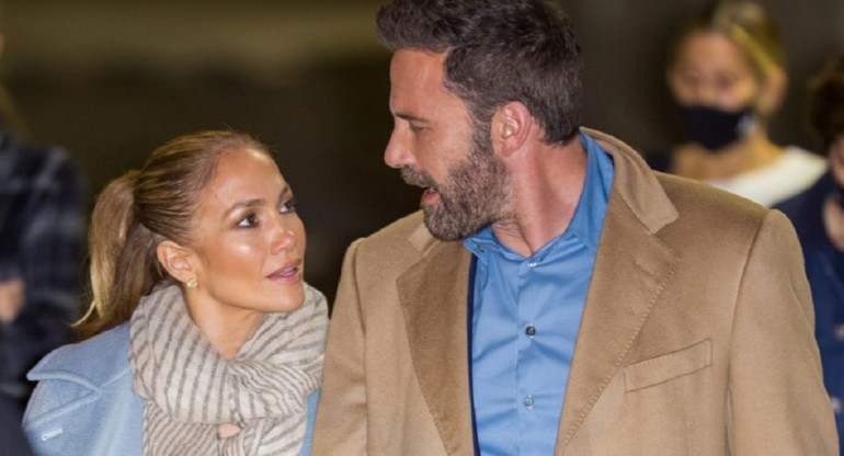 Jennifer Lopez y Ben Affleck. Foto: NA.