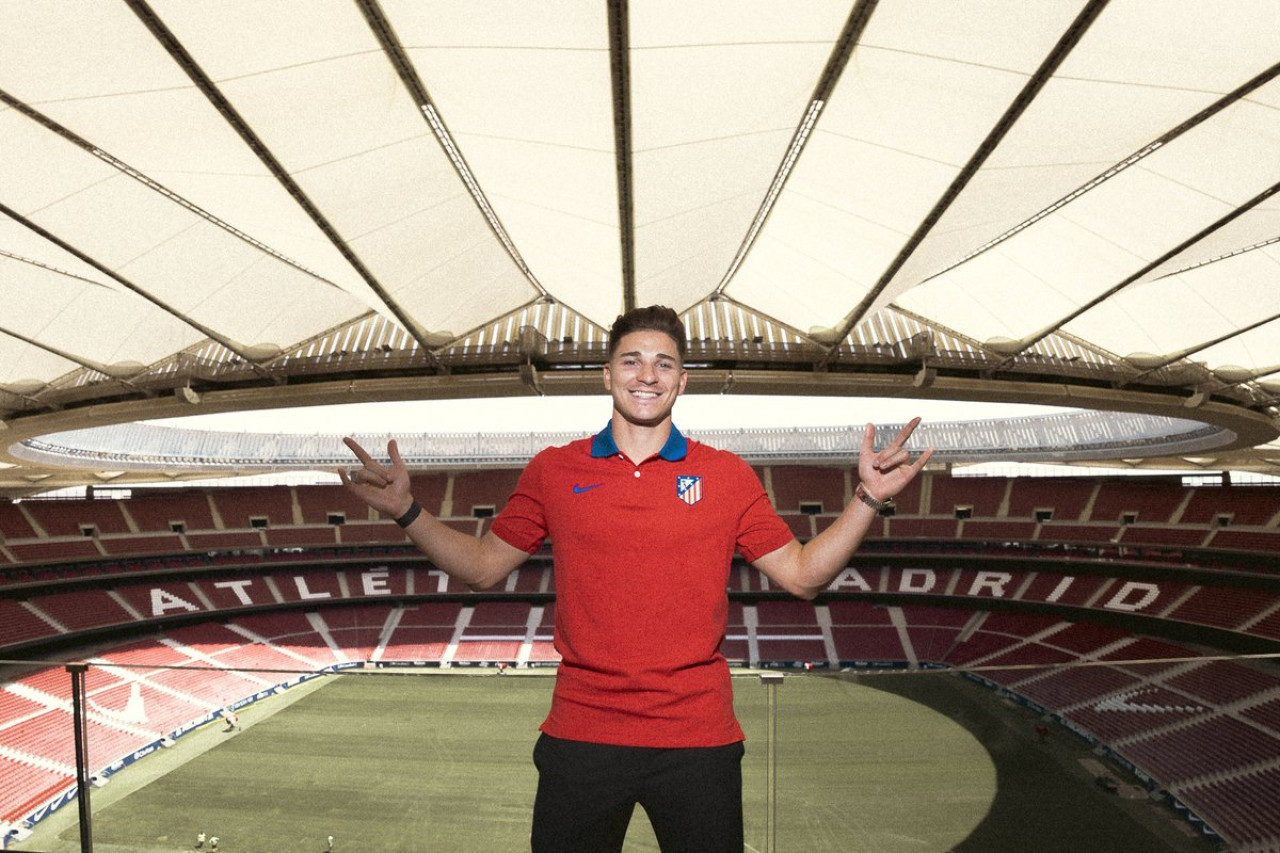 Julián Álvarez; Atlético de Madrid. Foto: X @Atleti.