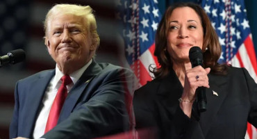 Donald Trump y Kamala Harris, los candidatos a las elecciones en EEUU. Foto: Reuters.