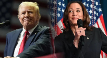 Donald Trump y Kamala Harris, los candidatos a las elecciones en EEUU. Foto: Reuters.