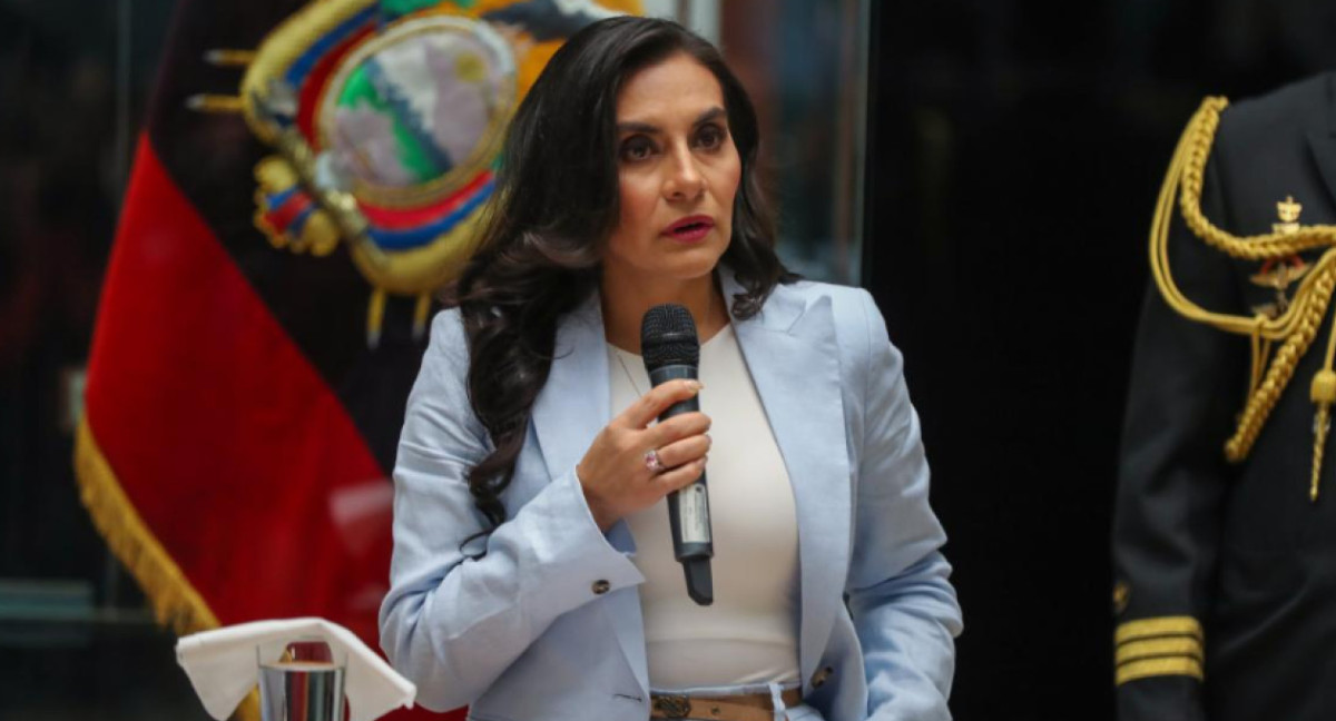 Verónica Abad, vicepresidenta de Ecuador. Foto: X.