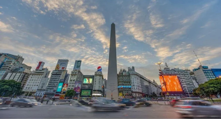 El clima en la Ciudad de Buenos Aires. Foto: NA.