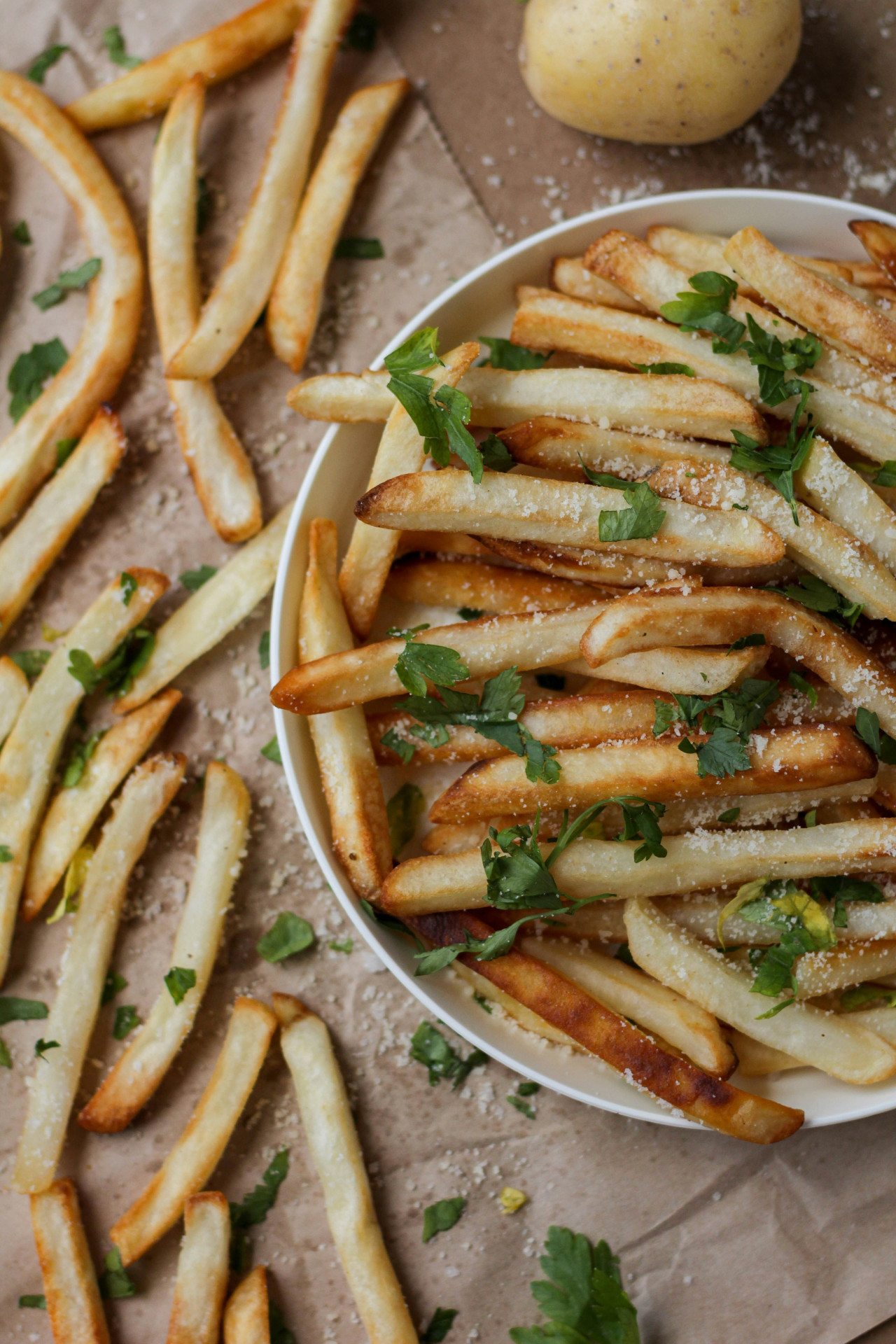 Papas fritas. Foto: Unsplash.