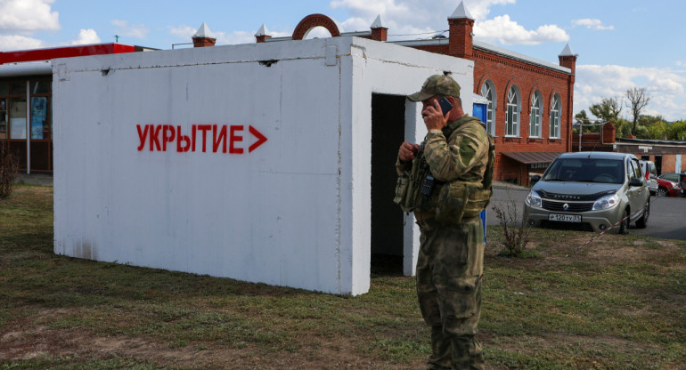 Estado de emergencia en Belgorod, Rusia. Foto: Reuters.