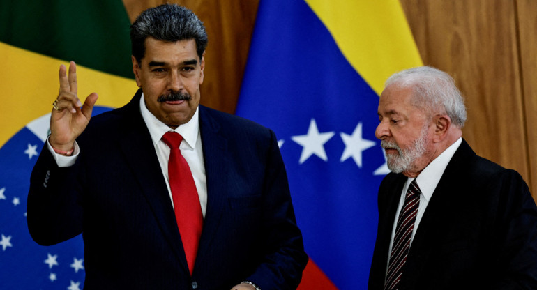 Lula da Silva y Nicolás Maduro. Foto: REUTERS.