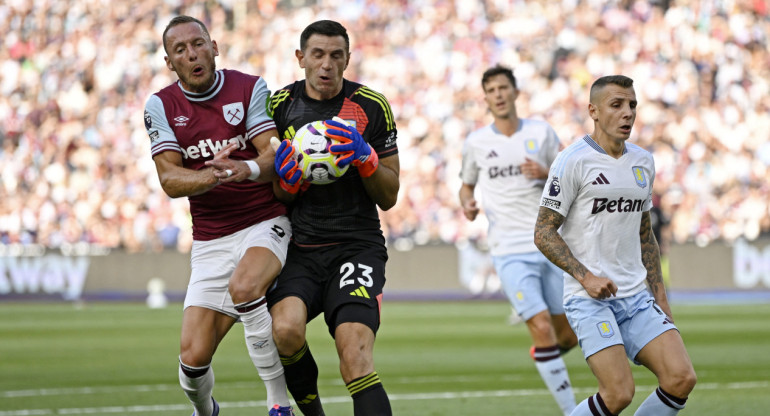 Dibu Martínez, Aston Villa. Foto: Reuters