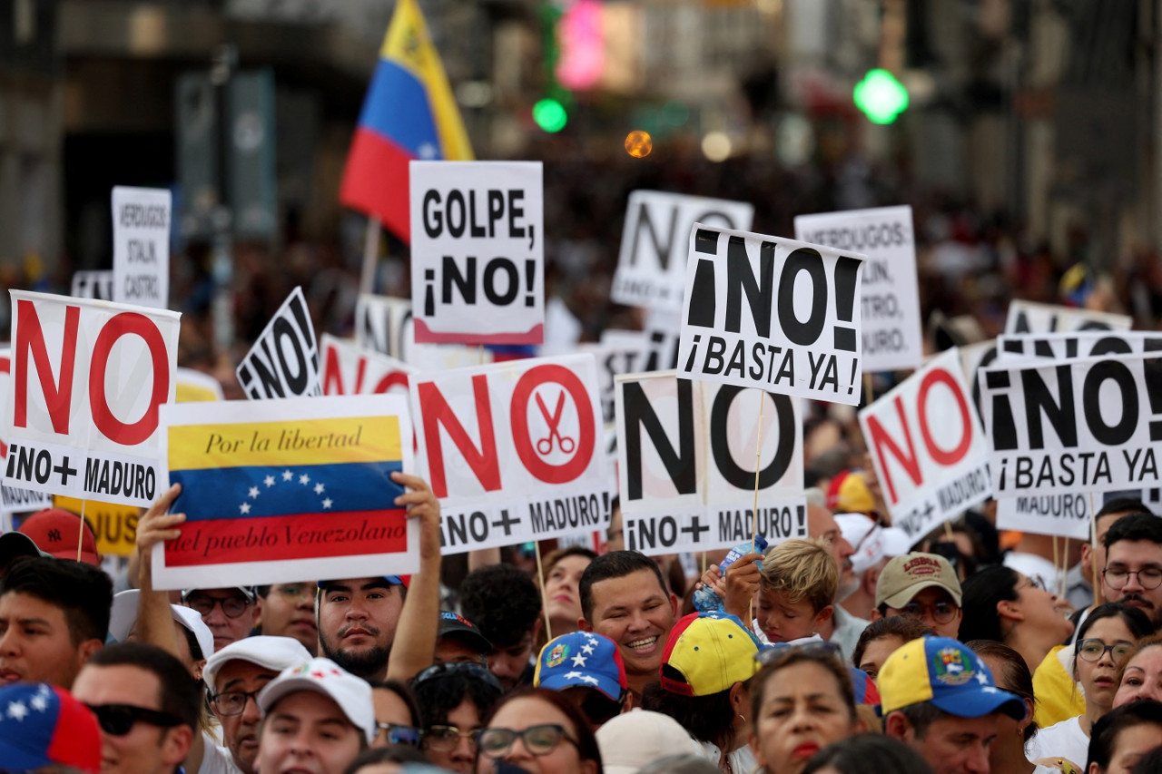 Protestas en Venezuela. Foto: Reuters