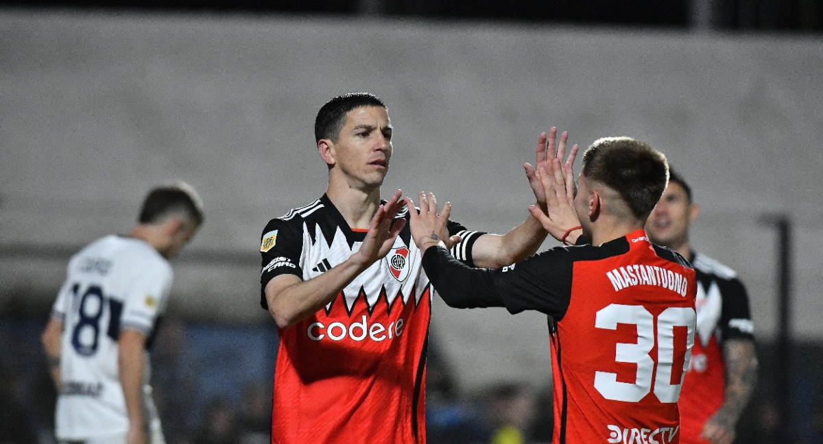 River vs Gimnasia, fútbol argentino. Foto: X River