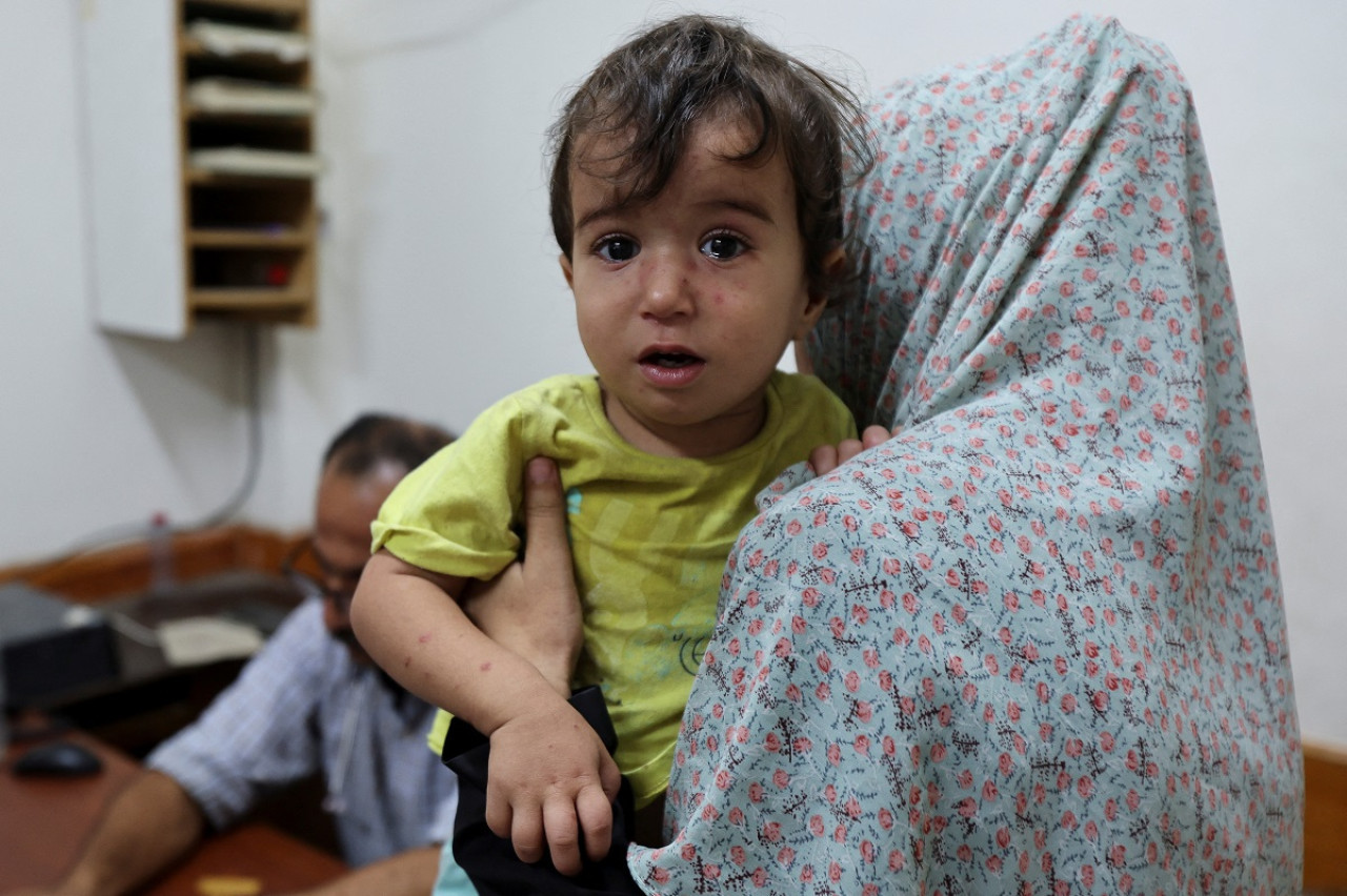 La polio está afectando a los niños en la Franja de Gaza. Foto: Reuters.