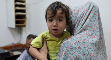 La polio está afectando a los niños en la Franja de Gaza. Foto: Reuters.