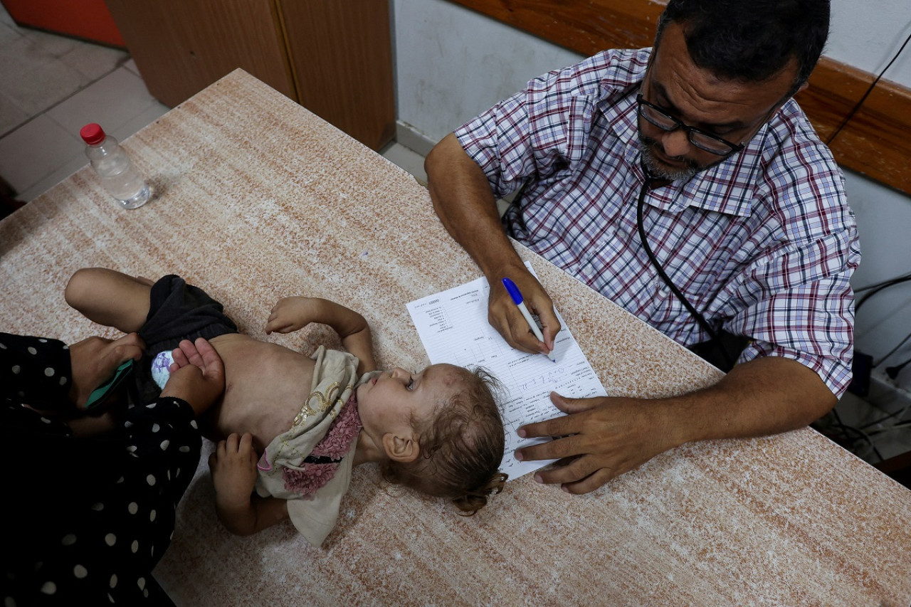 La polio está afectando a los niños en la Franja de Gaza. Foto: Reuters.