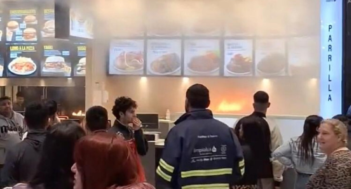 Incendio en el Unicenter.