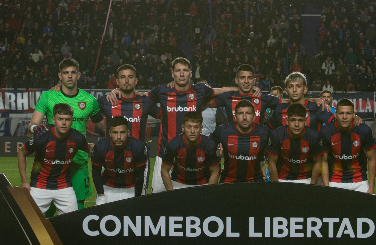 Formación de San Lorenzo vs. Atlético Mineiro. Foto: X @SanLorenzo.