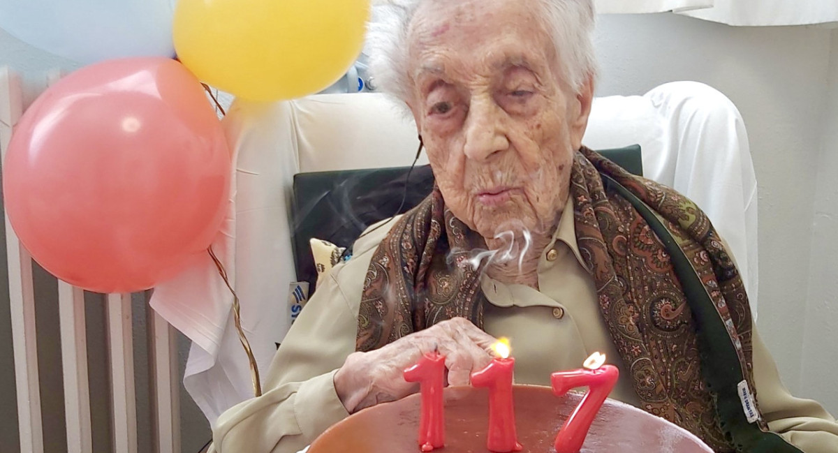 Falleció María Branyas a los 117 años. Foto: redes sociales.