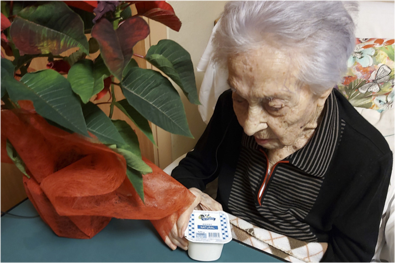 Falleció María Branyas a los 117 años. Foto: redes sociales.