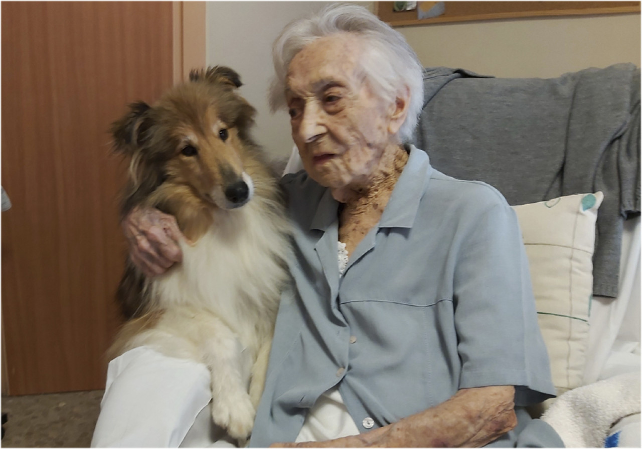 Falleció María Branyas a los 117 años. Foto: redes sociales.