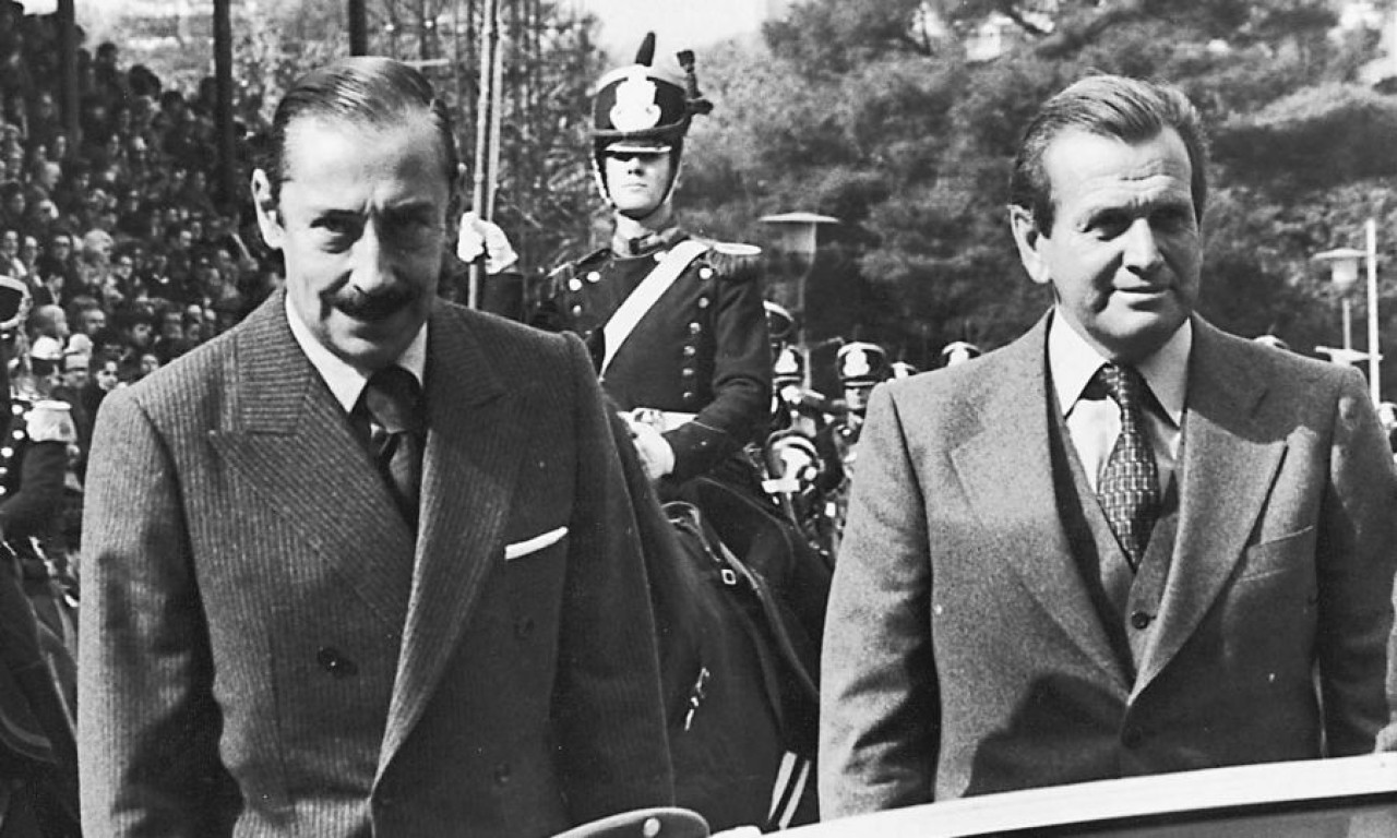 Jorge Rafael Videla y Jorge Zorreguieta. Foto: X