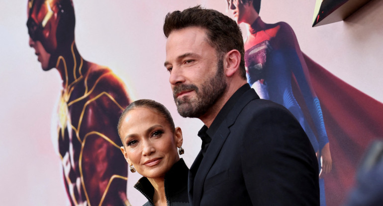 Jennifer Lopez y Ben Affleck. Foto: Reuters.