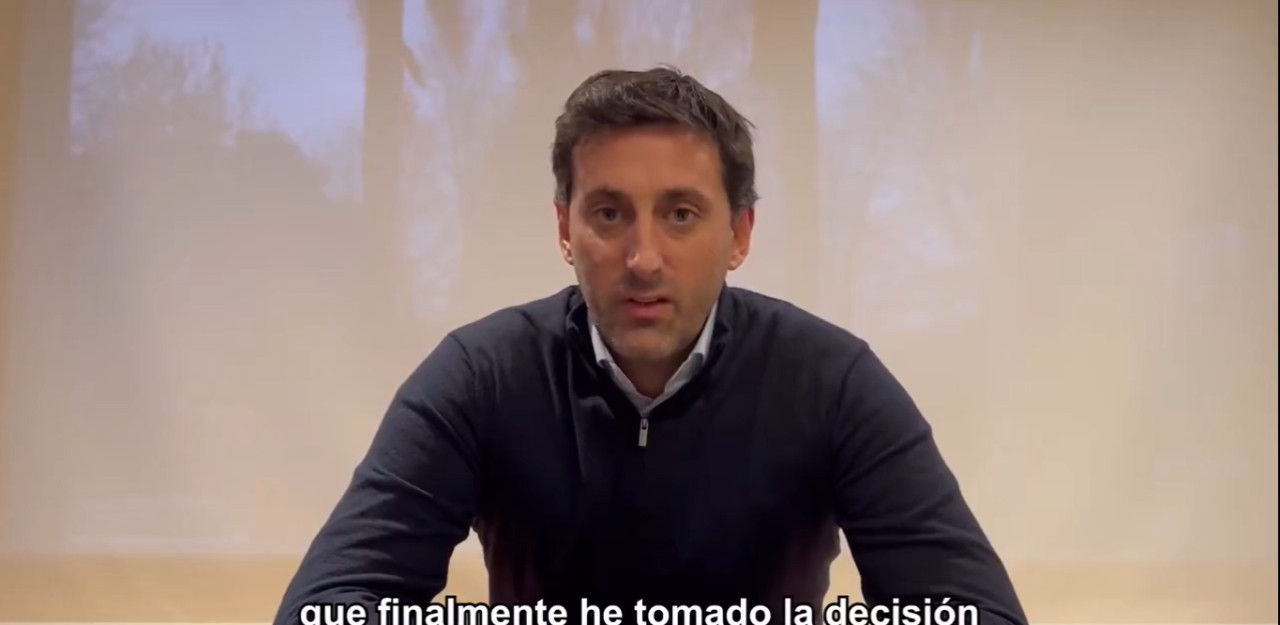 Diego Milito se presentará como candidato a presidente de Racing. Foto: Captura.