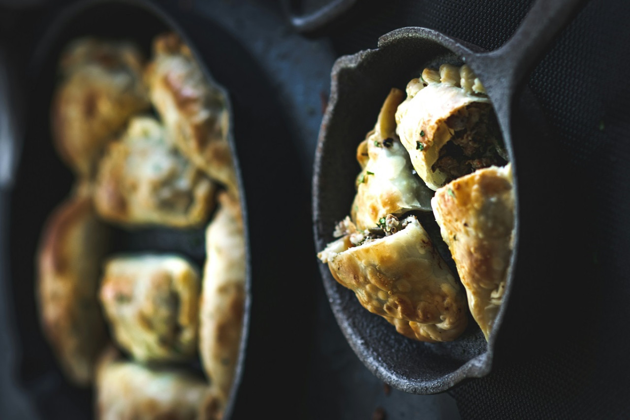 Empanadas; comida. Foto: Unsplash.