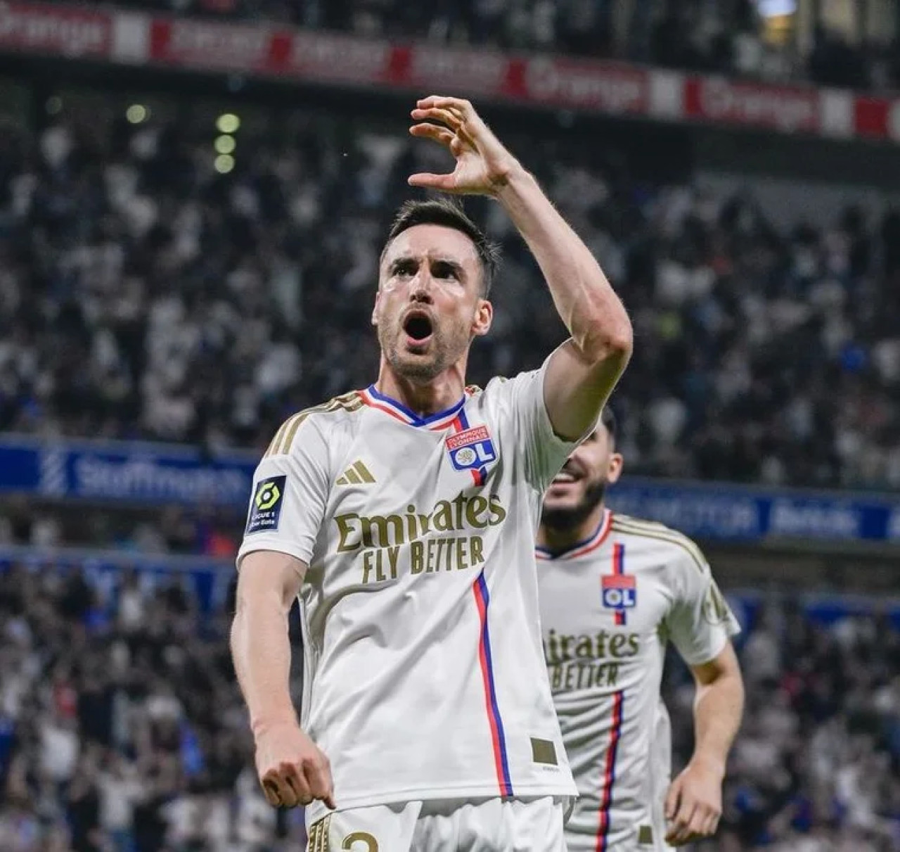 Nicolás Tagliafico en el Olympique de Lyon. Foto: NA.