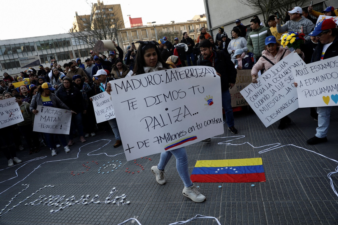 Protestas contra Nicolás Maduro en Venezuela. Foto: Reuters