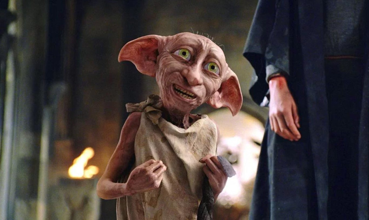 Dobby, el elfo doméstico de Harry Potter. Fuente: X