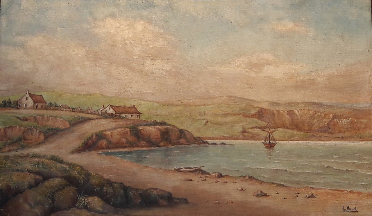 Puerto Soledad en 1833