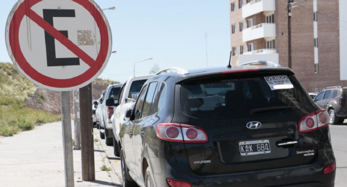 Prohibido estacionar. Foto: X