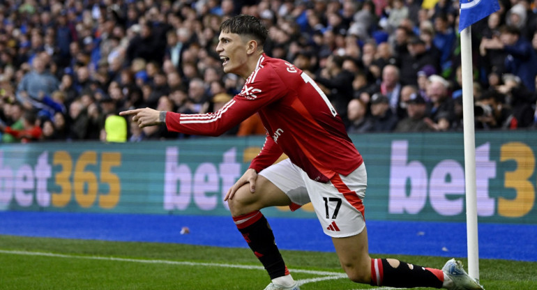 Alejandro Garnacho, Manchester United. Foto: Reuters