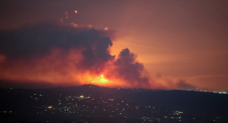 Frontera entre Israel y el Líbano. Foto: Reuters.