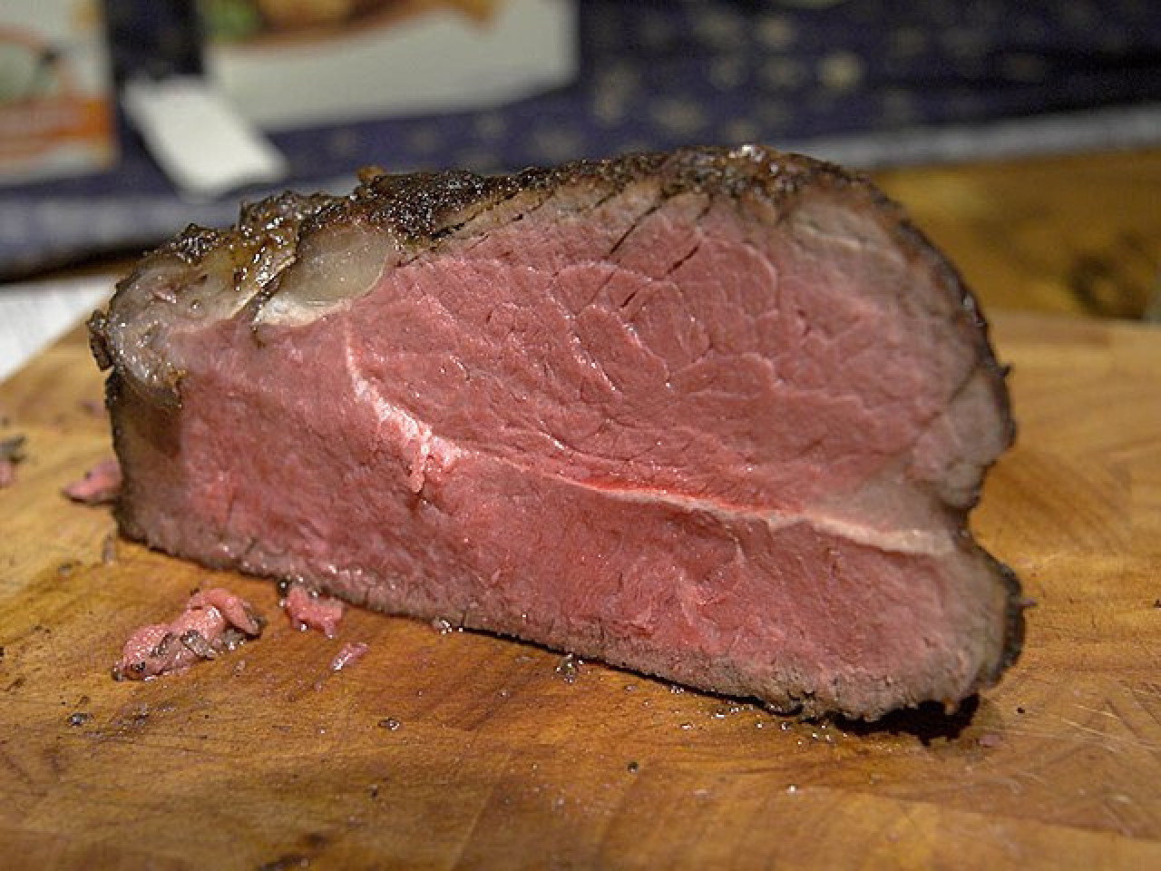 Roast beef; carne. Foto: Wikipedia.