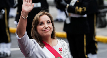 Dina Boluarte, presidenta de Perú. Foto: Reuters.