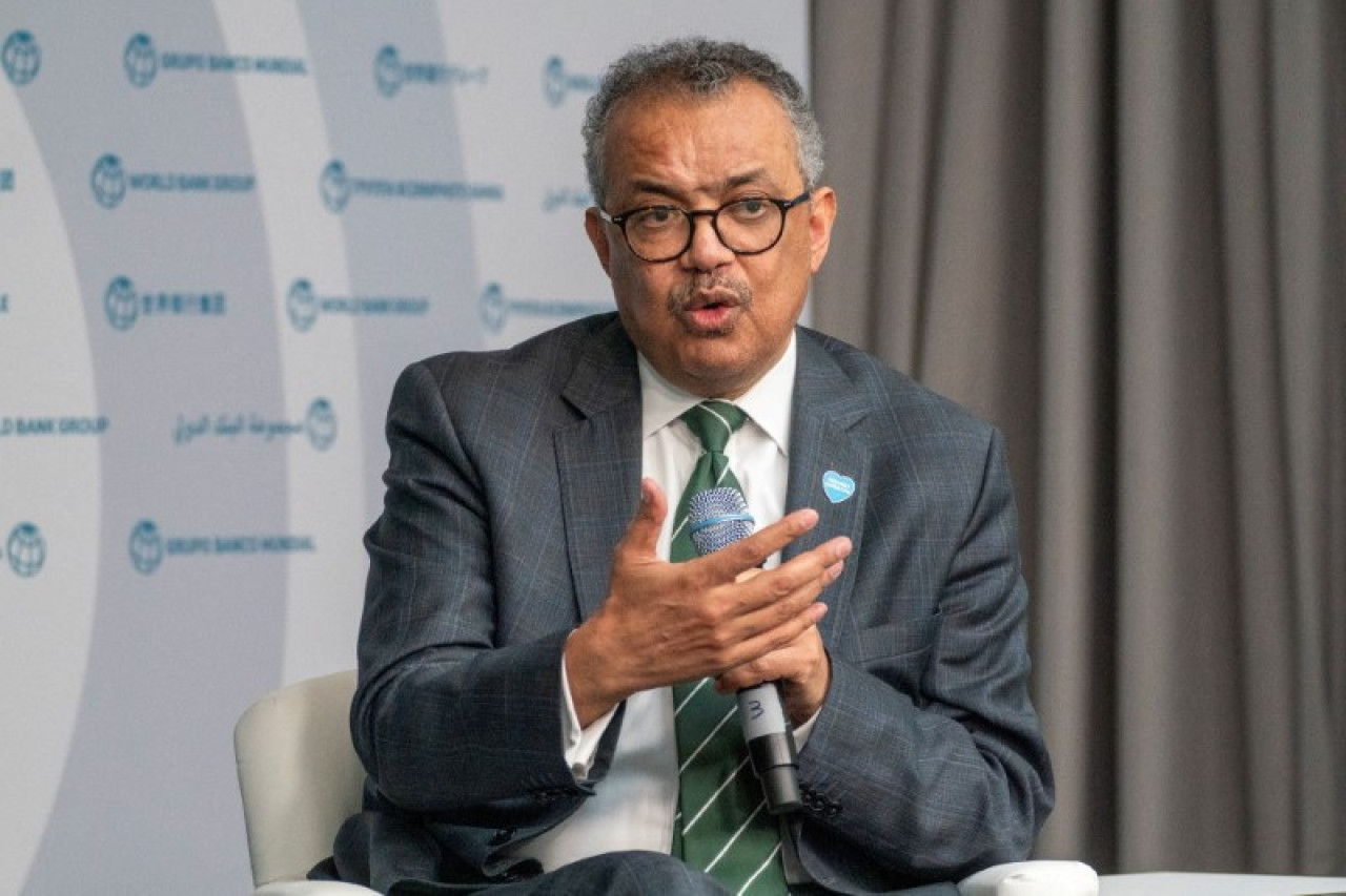 El director general de la OMS, Tedros Adhanom Ghebreyesus. Foto: Reuters.