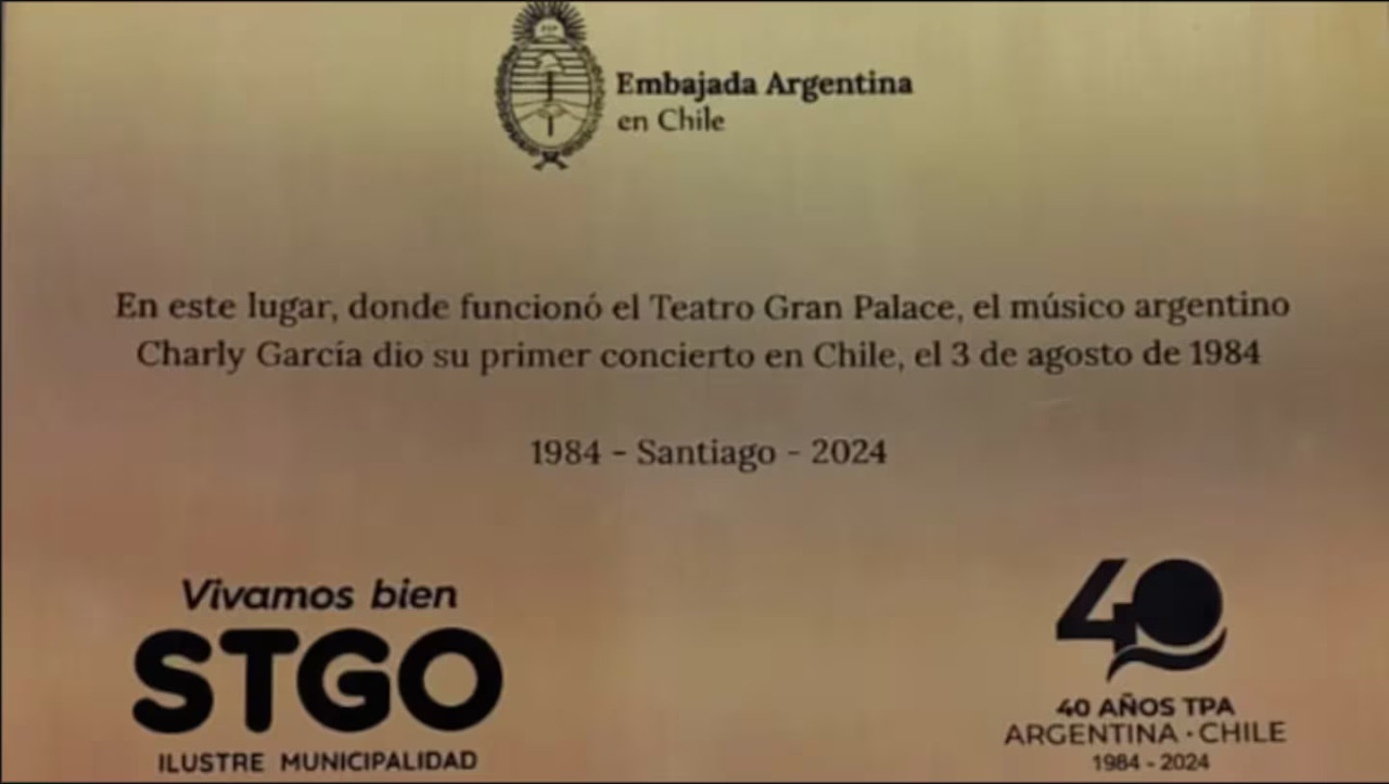 El homenaje de Chile para con Charly García. Foto: Piratas del Rock.