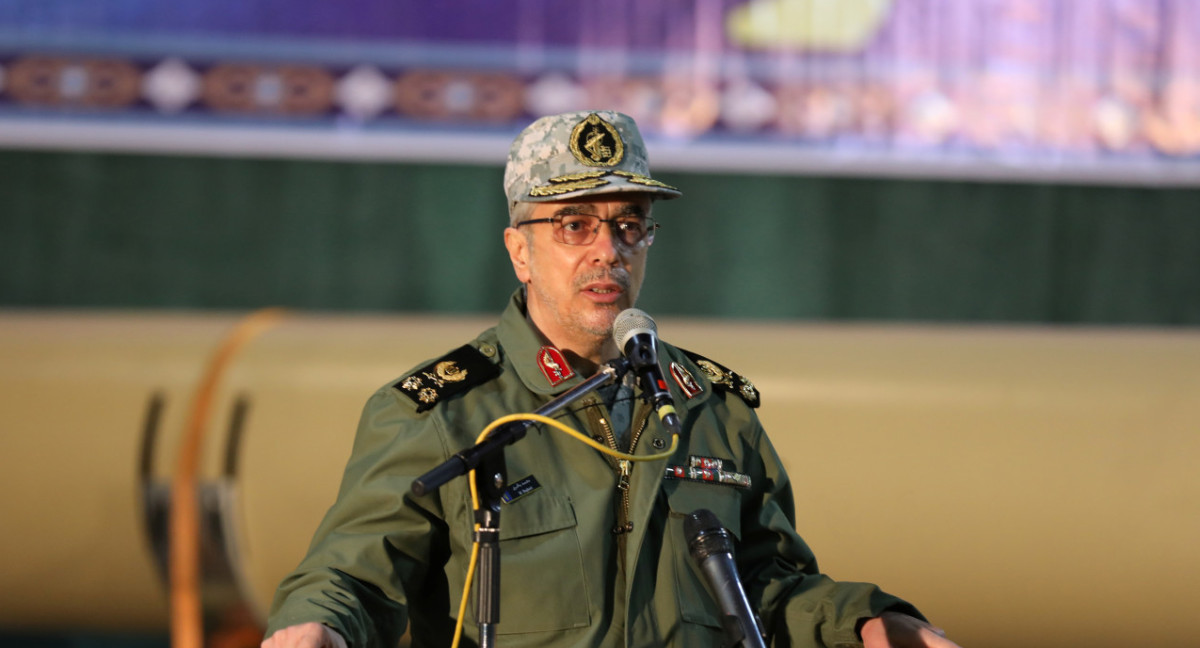 Mohammad Bagheri, jefe del Estado Mayor de las Fuerzas Armadas de Irán. Foto: Reuters.