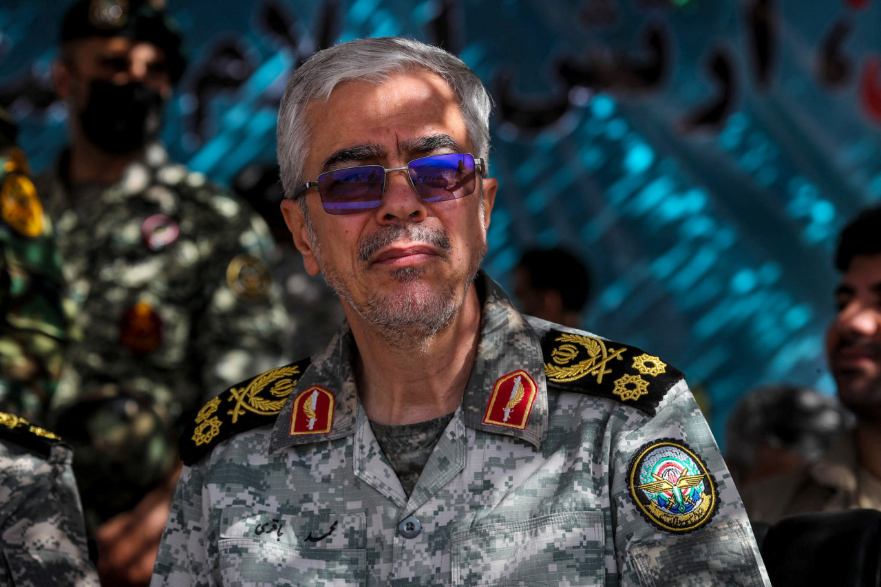 Mohammad Bagheri, jefe del Estado Mayor de las Fuerzas Armadas de Irán. Foto: Reuters.