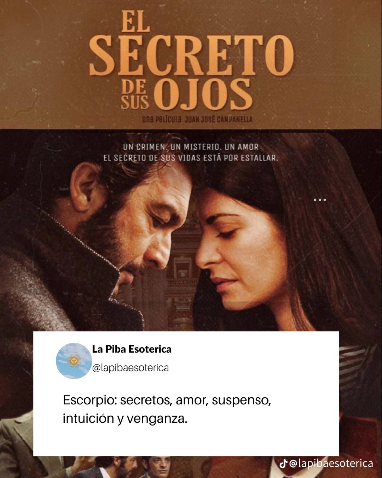 Escorpio: El secreto de sus ojos. Foto TikTok @lapibaesoterica.