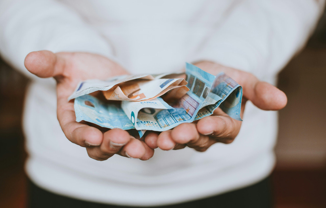 Dinero, billete, ganancia. Foto: Unsplash