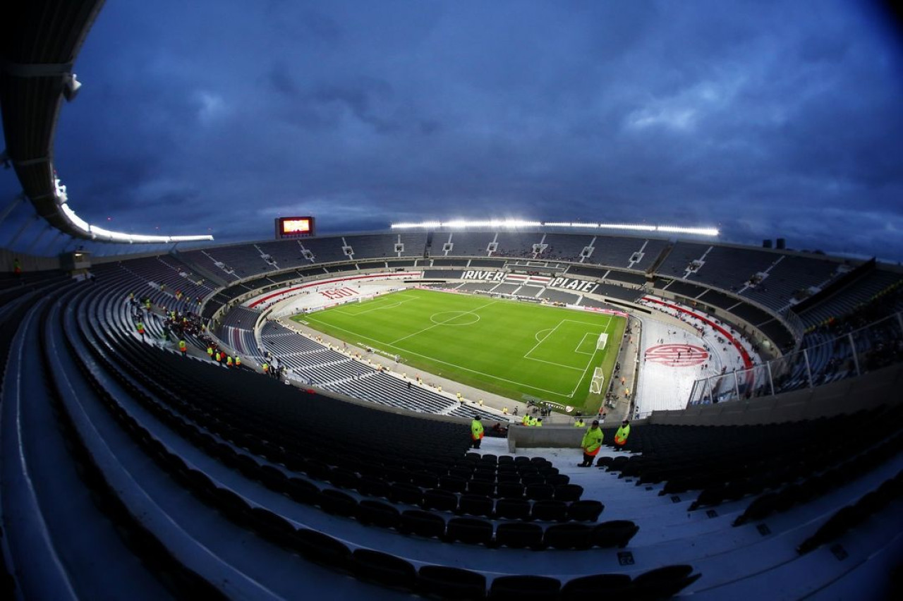 Estadio Monumental de River Plate. Foto: Instagram @obramonumental