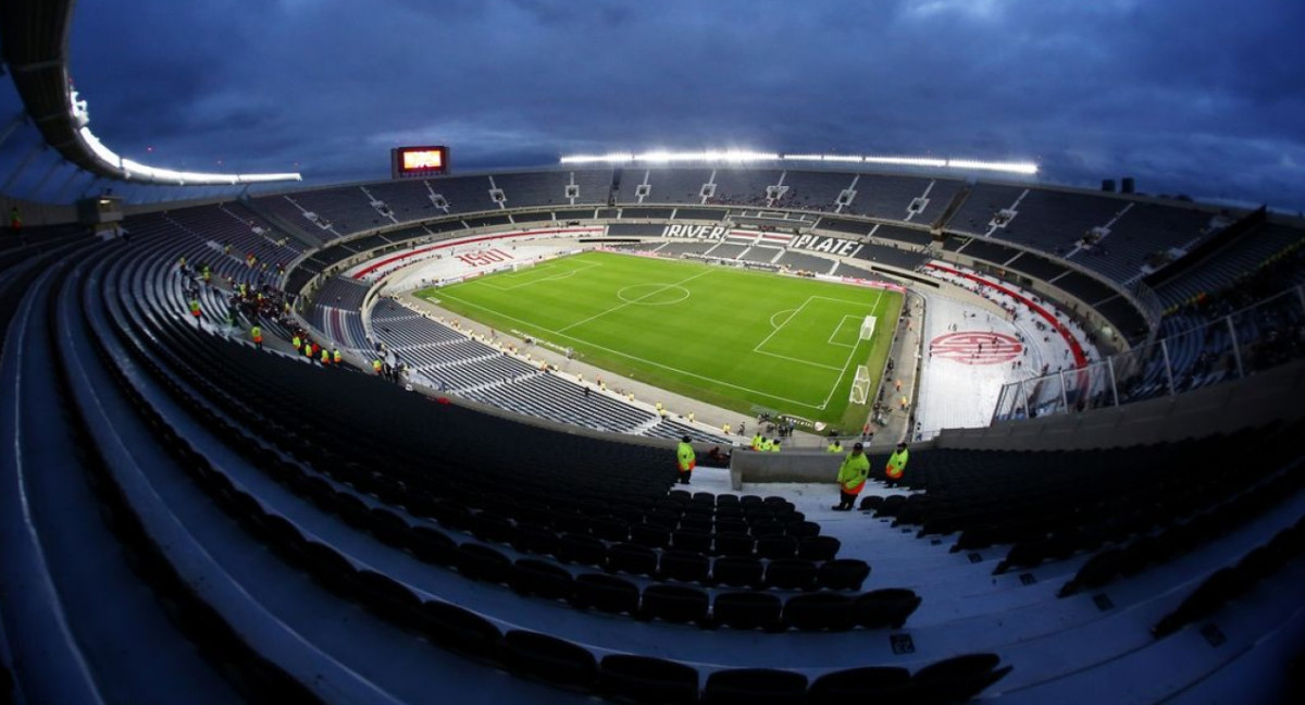 Estadio Monumental de River Plate. Foto: Instagram @obramonumental