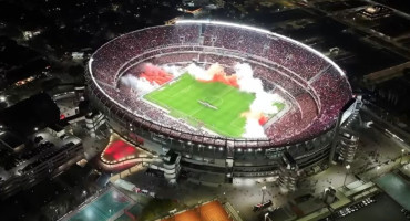 Estadio Monumental de River Plate. Foto: Instagram @obramonumental