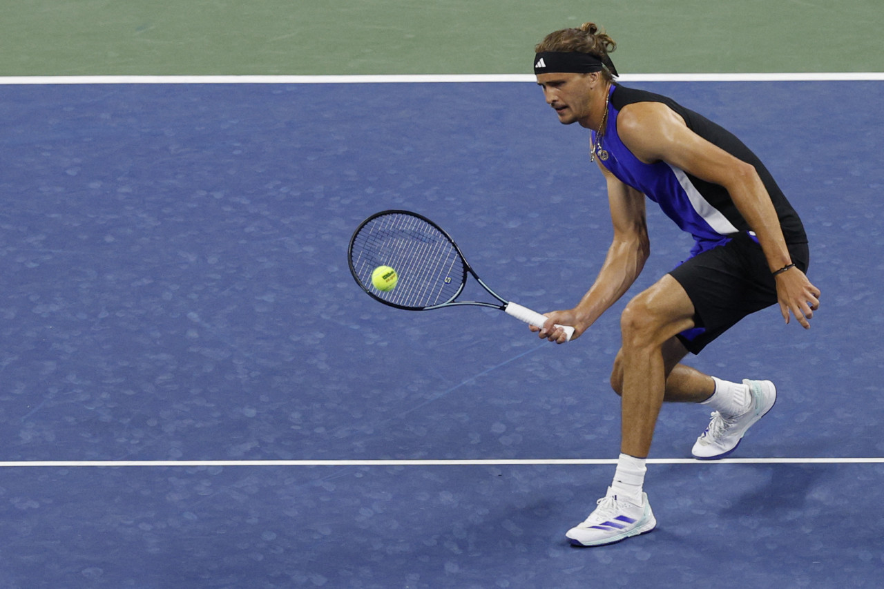 Alexander Zverev en el US Open. Foto: REUTERS.