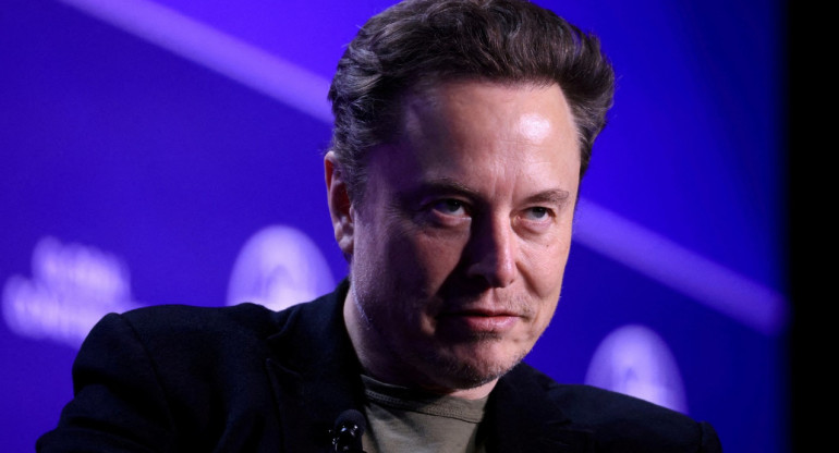 Elon Musk, en conflicto con Brasil por el veto a X. Foto: Reuters