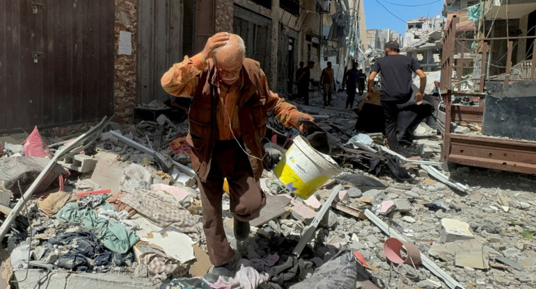 Destrucción en la Franja de Gaza. Foto: Reuters