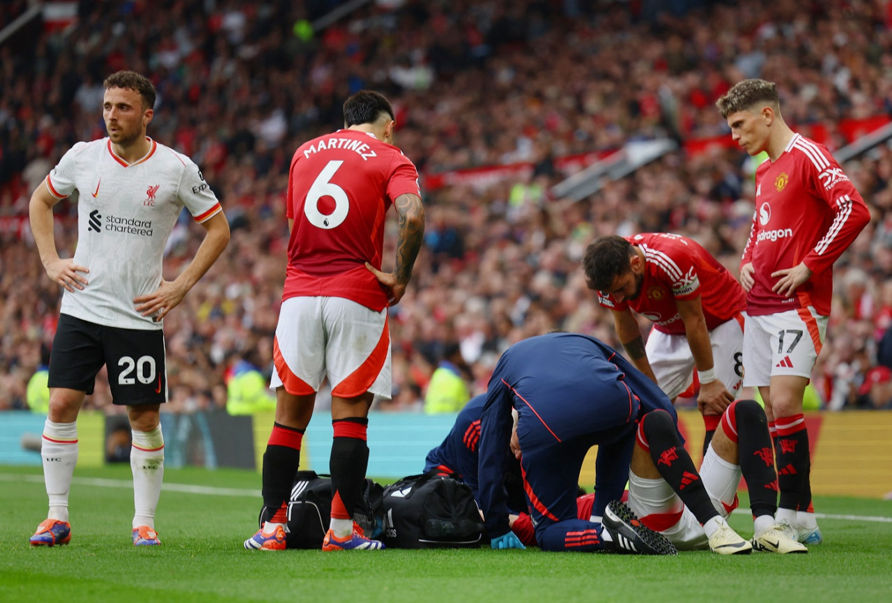 Manchester United vs Liverpool. Foto: Reuters