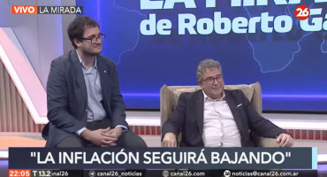 José y Pedro Siaba Serrate en La Mirada de Roberto García. Foto: captura, Canal 26.